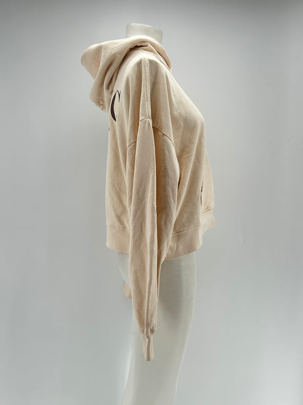 Sweat à capuche écru