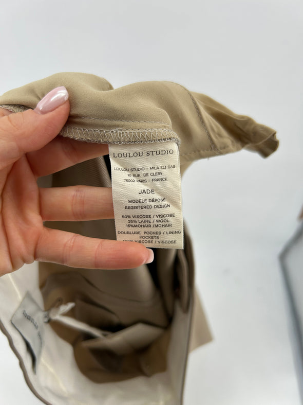 Pantalon en laine mélangée "Jade"