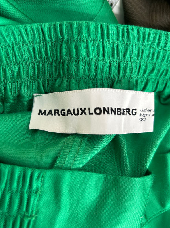 Pantalon satiné vert