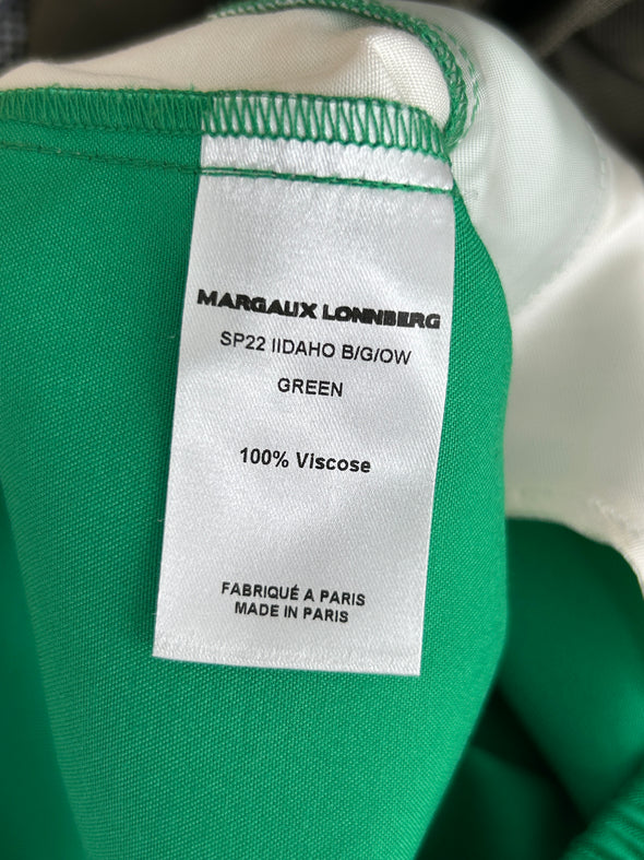 Pantalon satiné vert