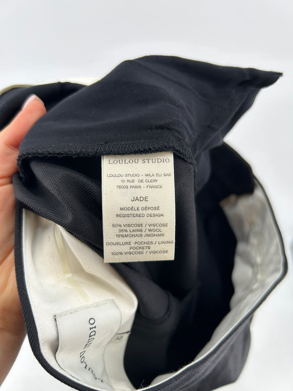 Pantalon en laine mélangée "Jade"