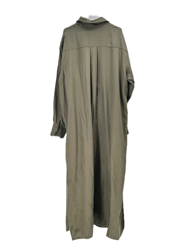 Robe chemise kaki