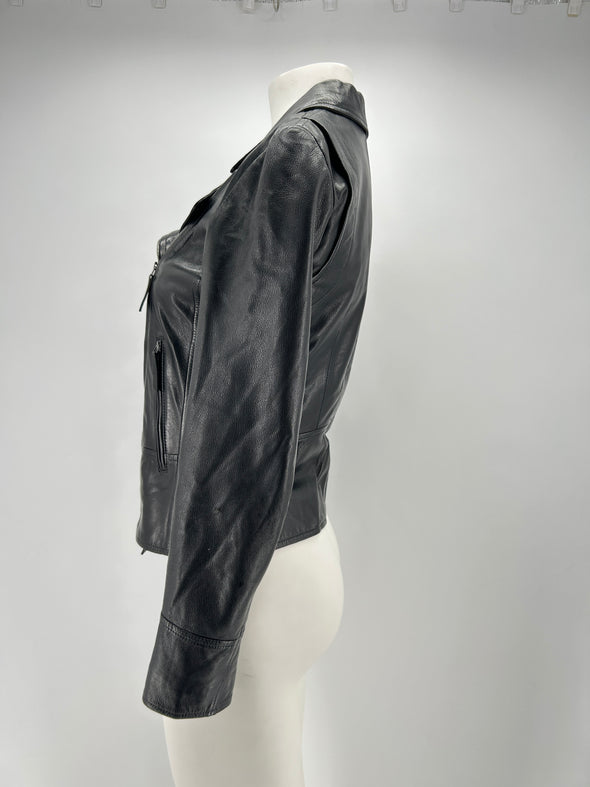 Perfecto en cuir noir