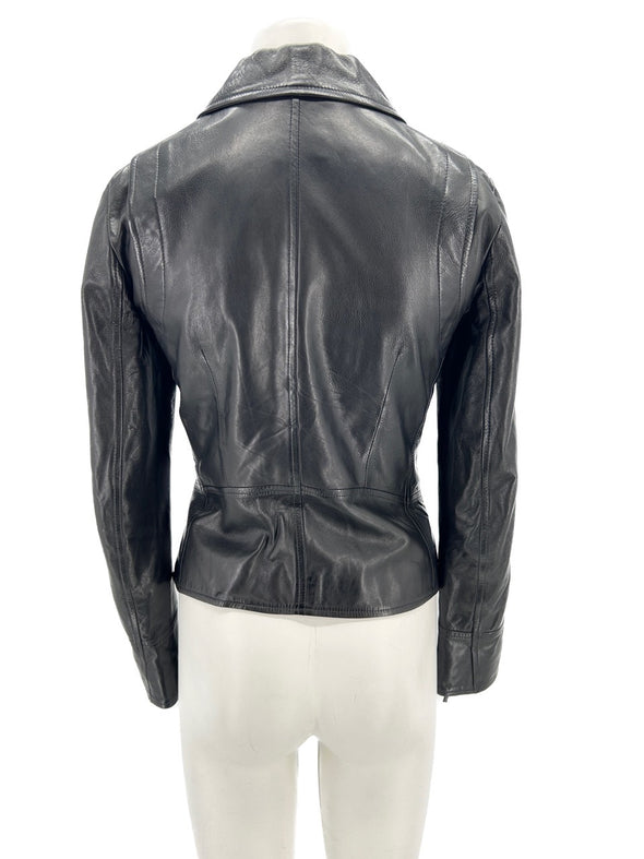 Perfecto en cuir noir