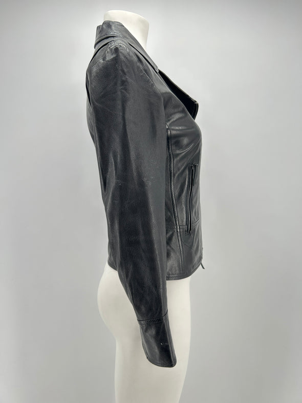 Perfecto en cuir noir