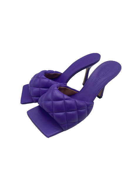 Mules Lido en cuir violet