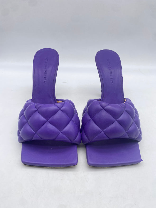 Mules Lido en cuir violet