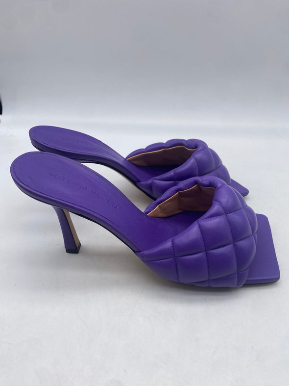 Mules Lido en cuir violet