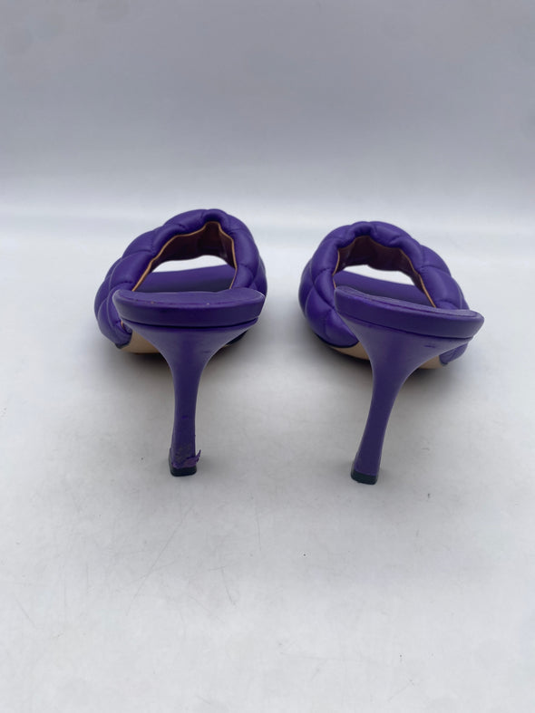 Mules Lido en cuir violet