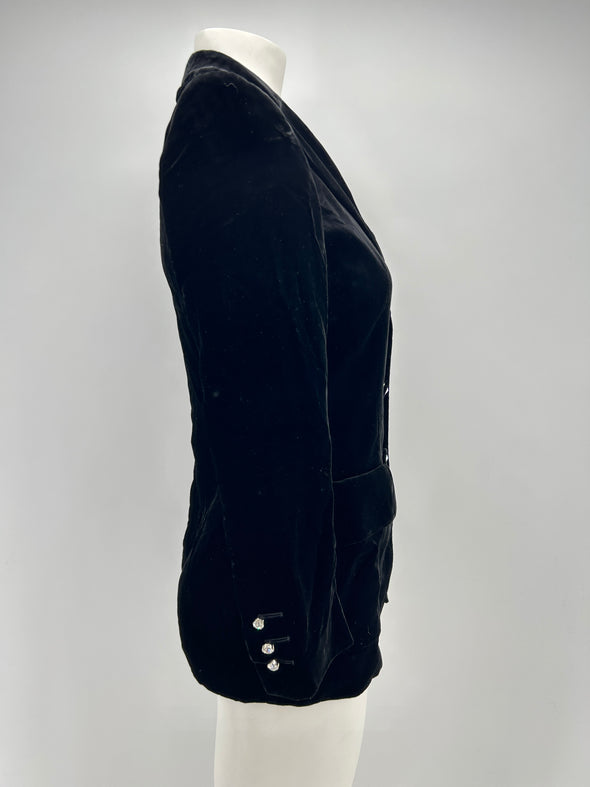 Veste de tailleur en velours
