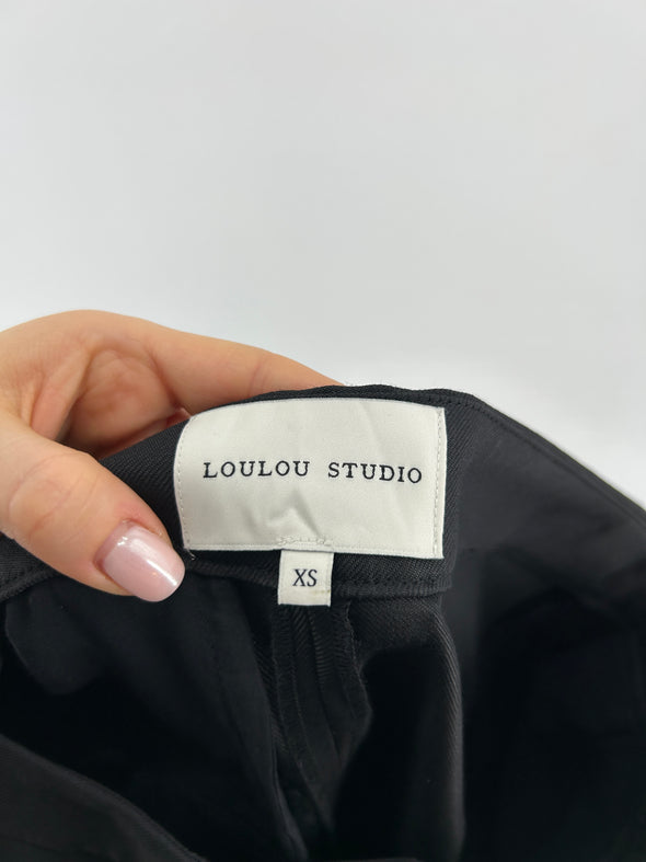 Pantalon de tailleur noir "Kallisto"