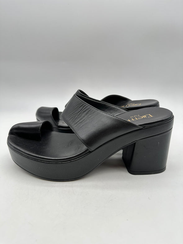 Sandales à talons noires