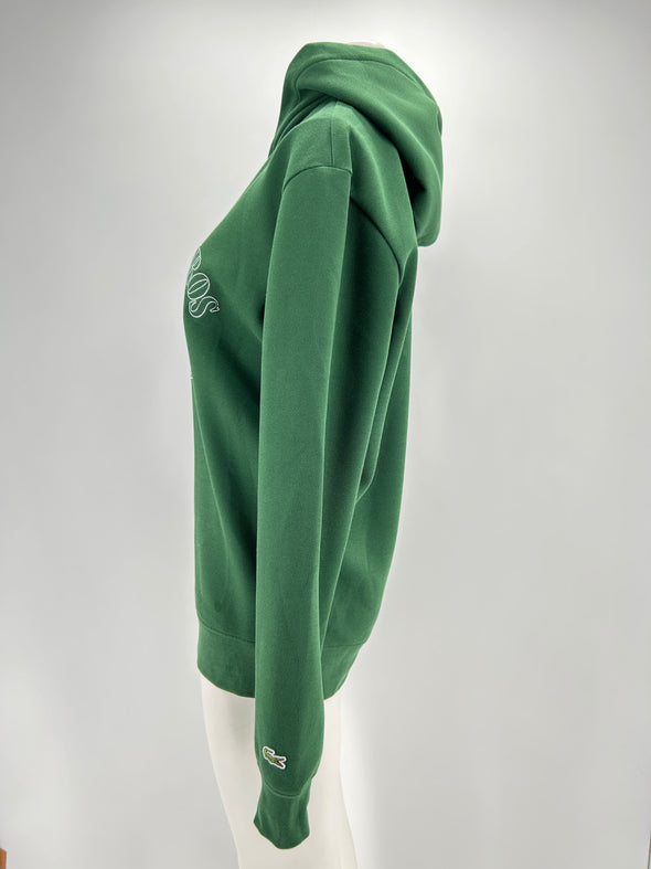 Sweat à capuche vert