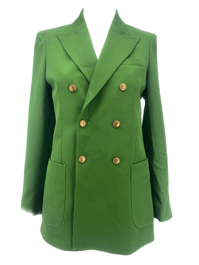 Veste en laine verte