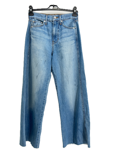 Jean bleu "Taylor wide leg crop"