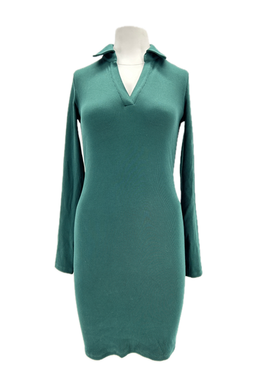 Robe polo verte