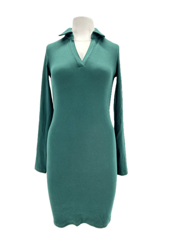 Robe polo verte