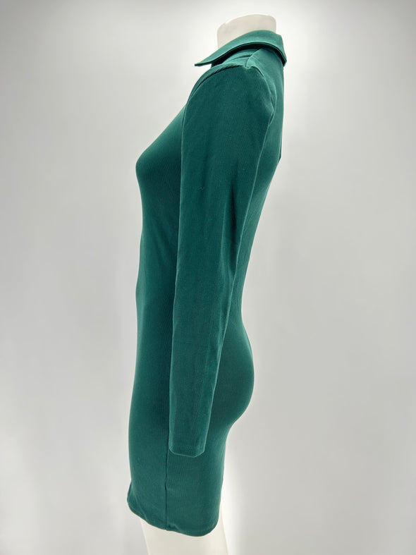 Robe polo verte