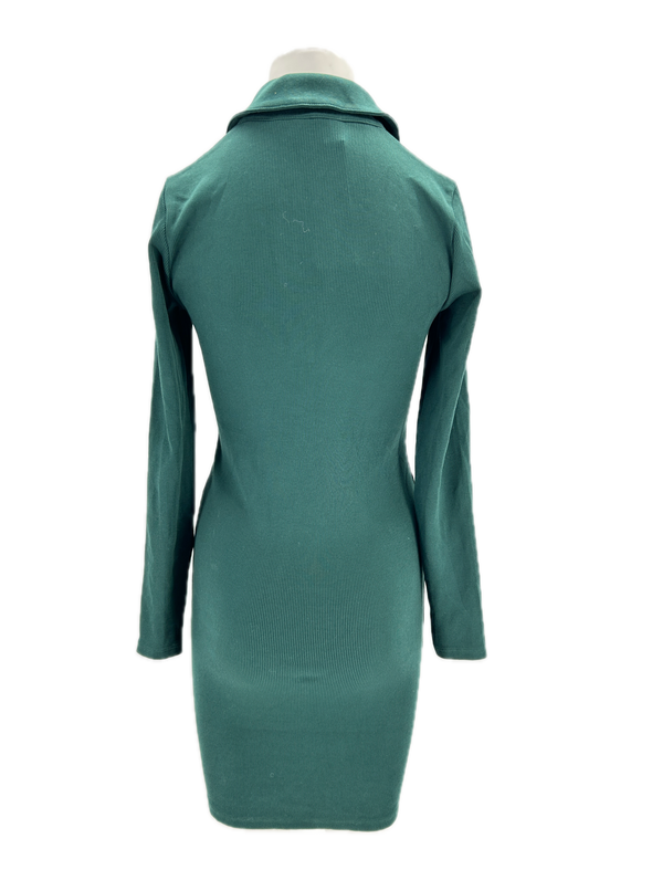 Robe polo verte