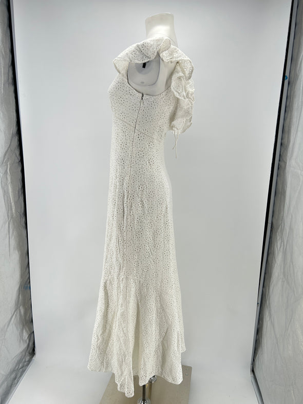 Robe en lin blanche