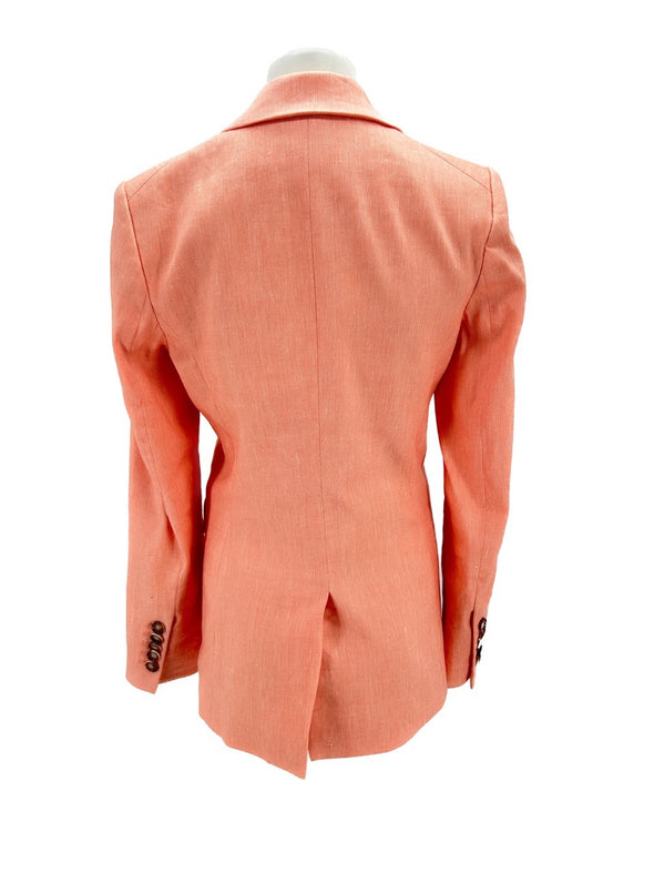 Blazer en lin rose