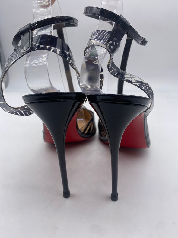 Escarpins "Nosy Spikes" en cuir vernis