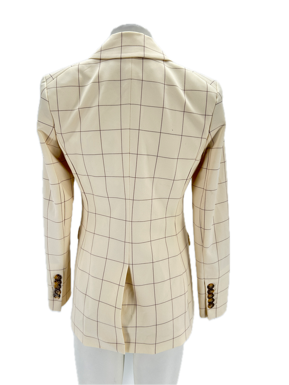 Blazer à carreaux