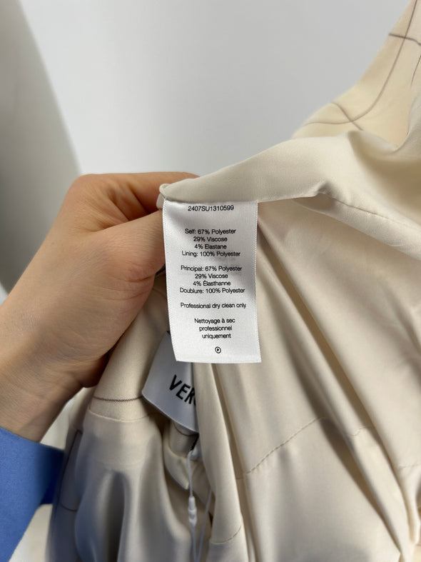 Blazer à carreaux