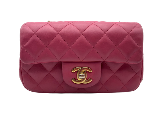 Mini sac "Timeless" en cuir rose