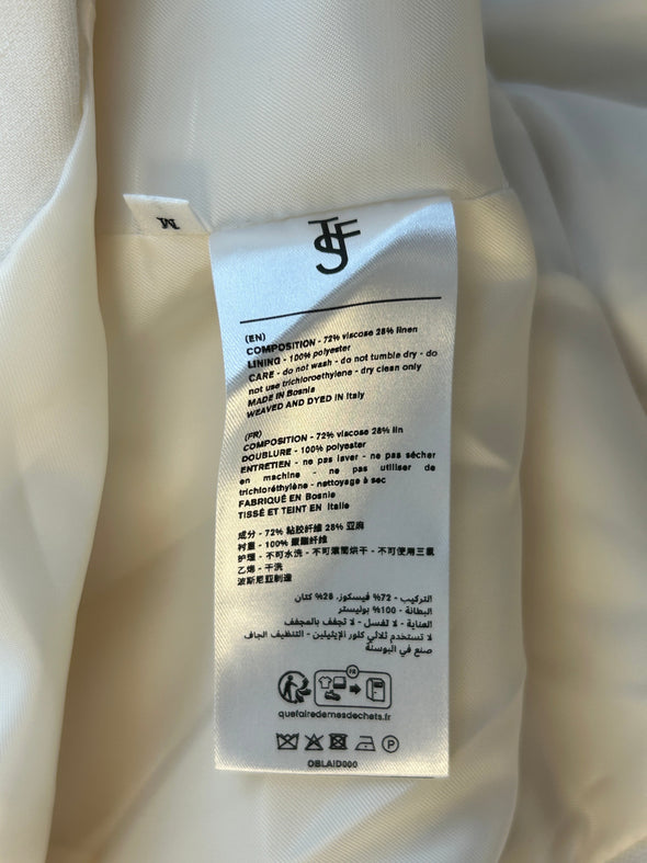 Blazer oversize blanc