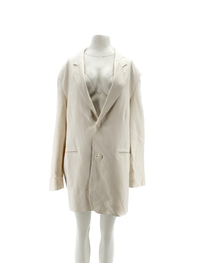 Blazer oversize blanc