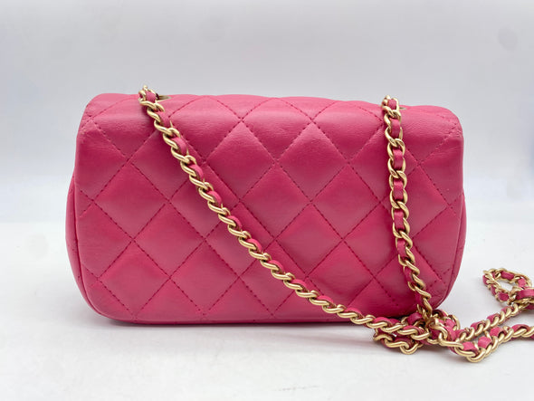 Mini sac "Timeless" en cuir rose