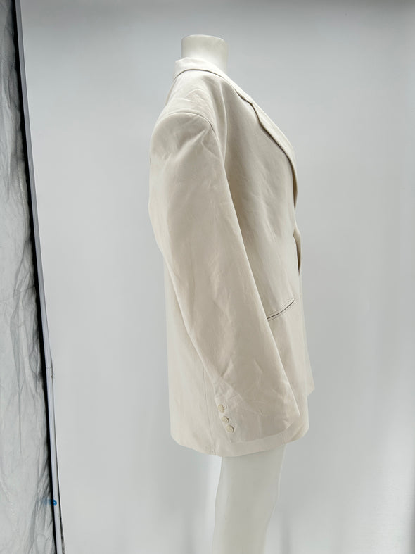 Blazer oversize blanc