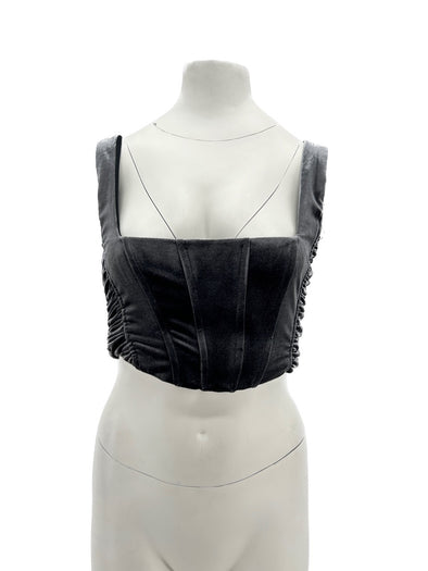 Top corset noir