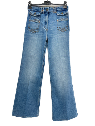 Jean évasé bleu