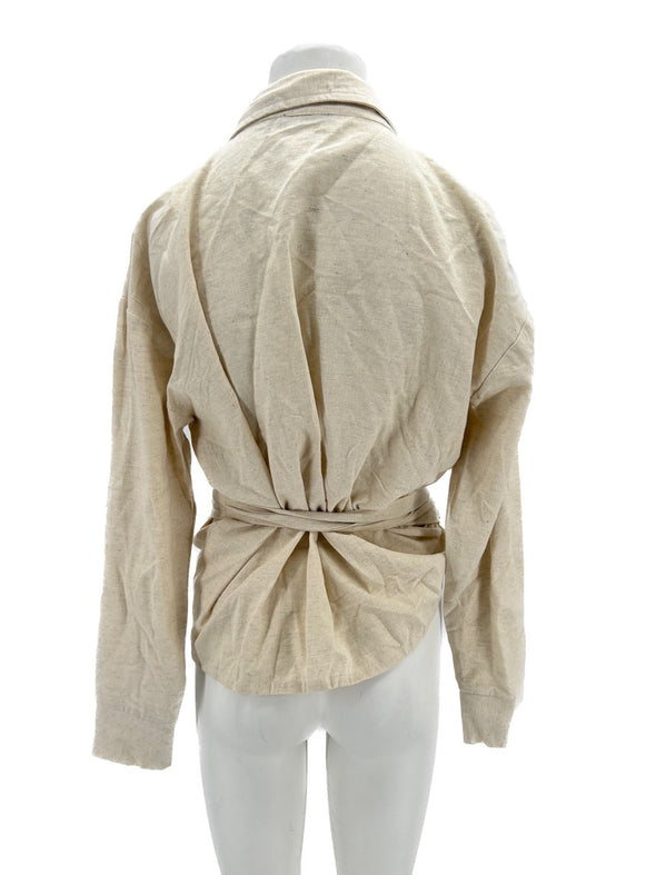 Veste kimono beige