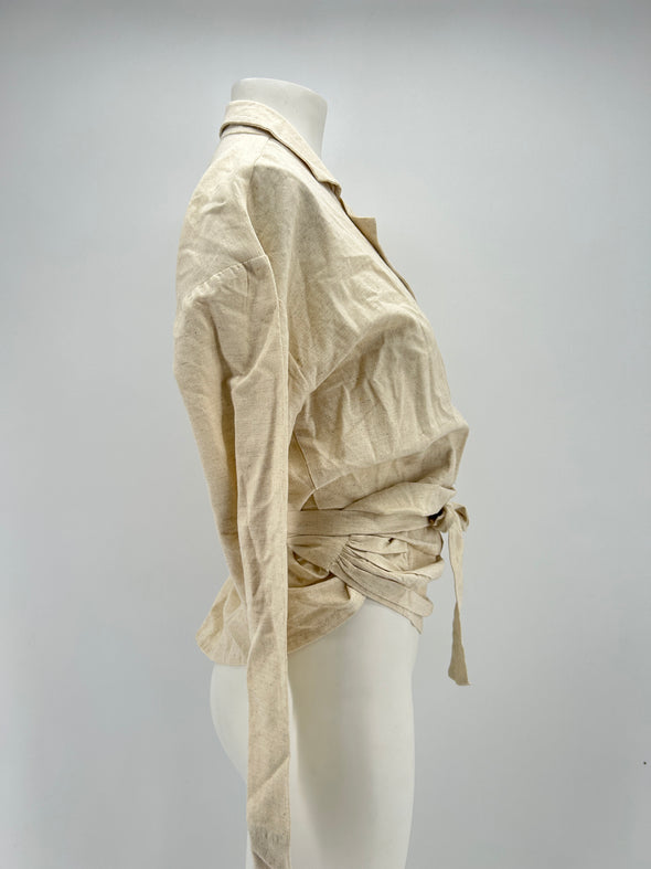 Veste kimono beige