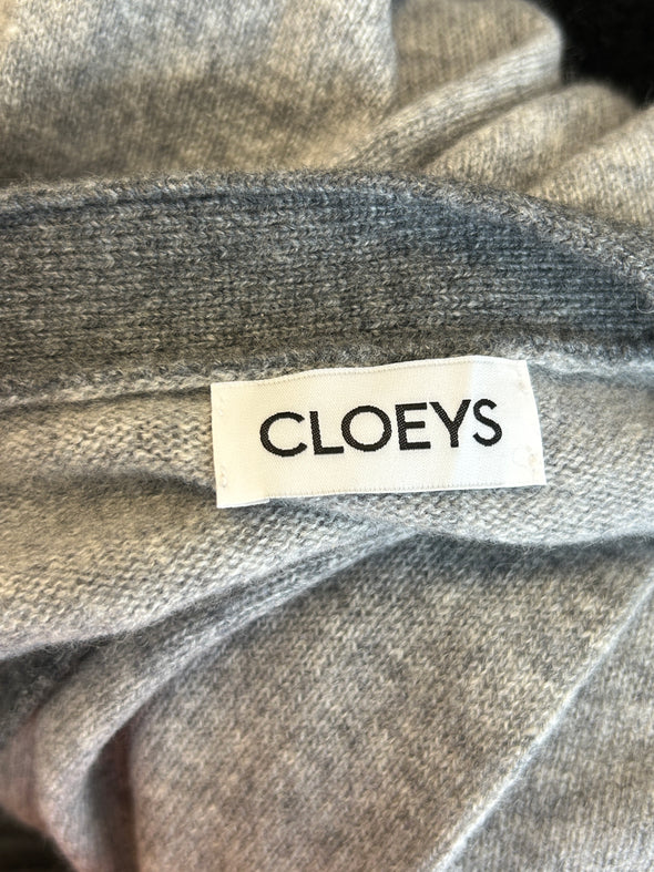 Cardigan en cachemire gris