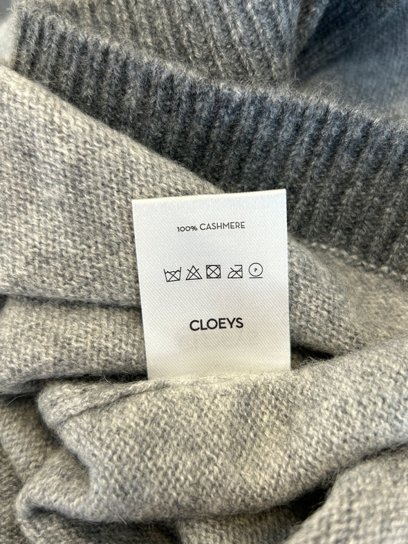 Cardigan en cachemire gris