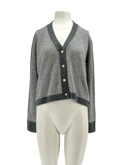 Cardigan en cachemire gris