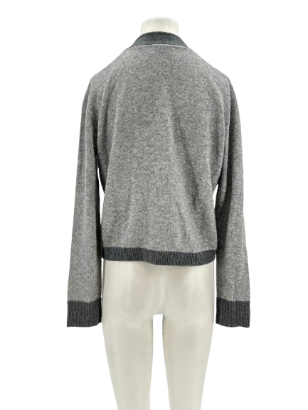 Cardigan en cachemire gris