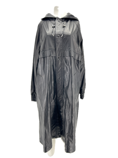 Parka en cuir