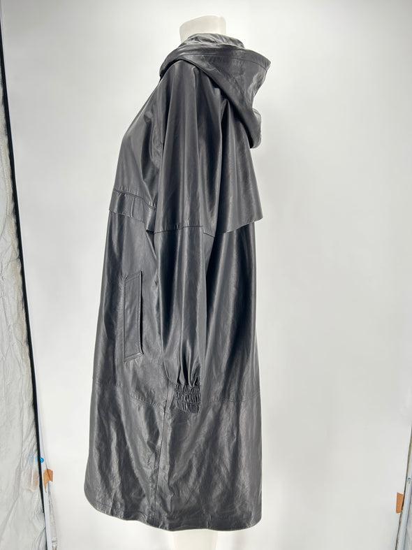 Parka en cuir