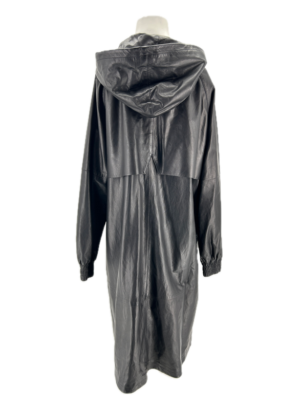Parka en cuir