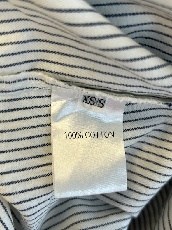 Chemise blanche rayée