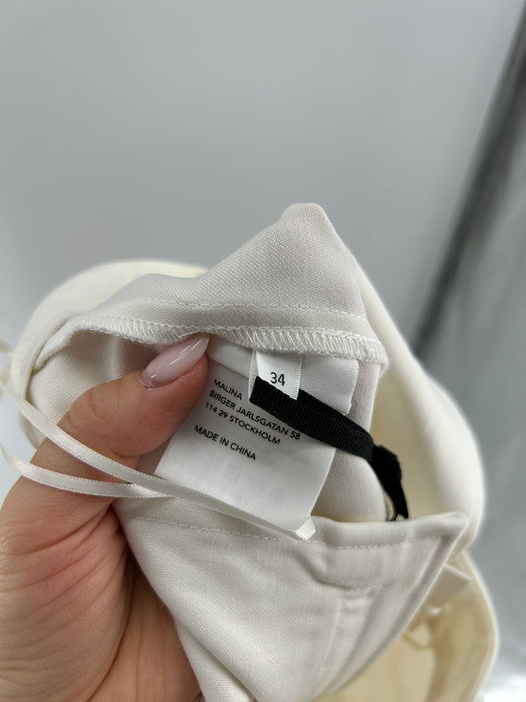 Pantalon en laine mélangée