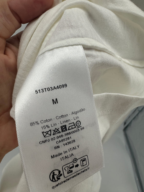 T-shirt blanc à imprimés