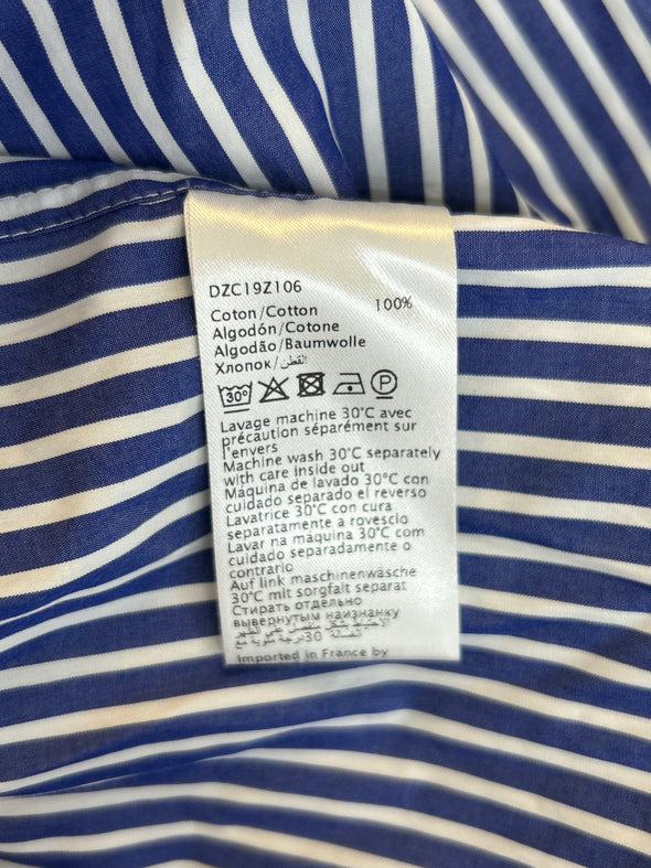 Chemise bleu rayée