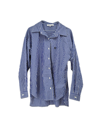 Chemise bleu rayée