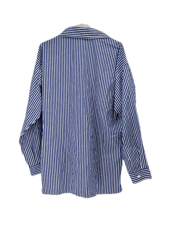 Chemise bleu rayée